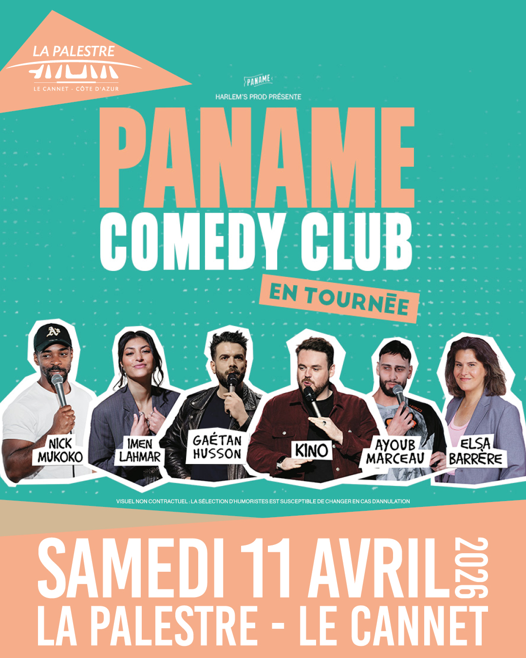 LE PANAME COMEDY CLUB EN TOURNÉE