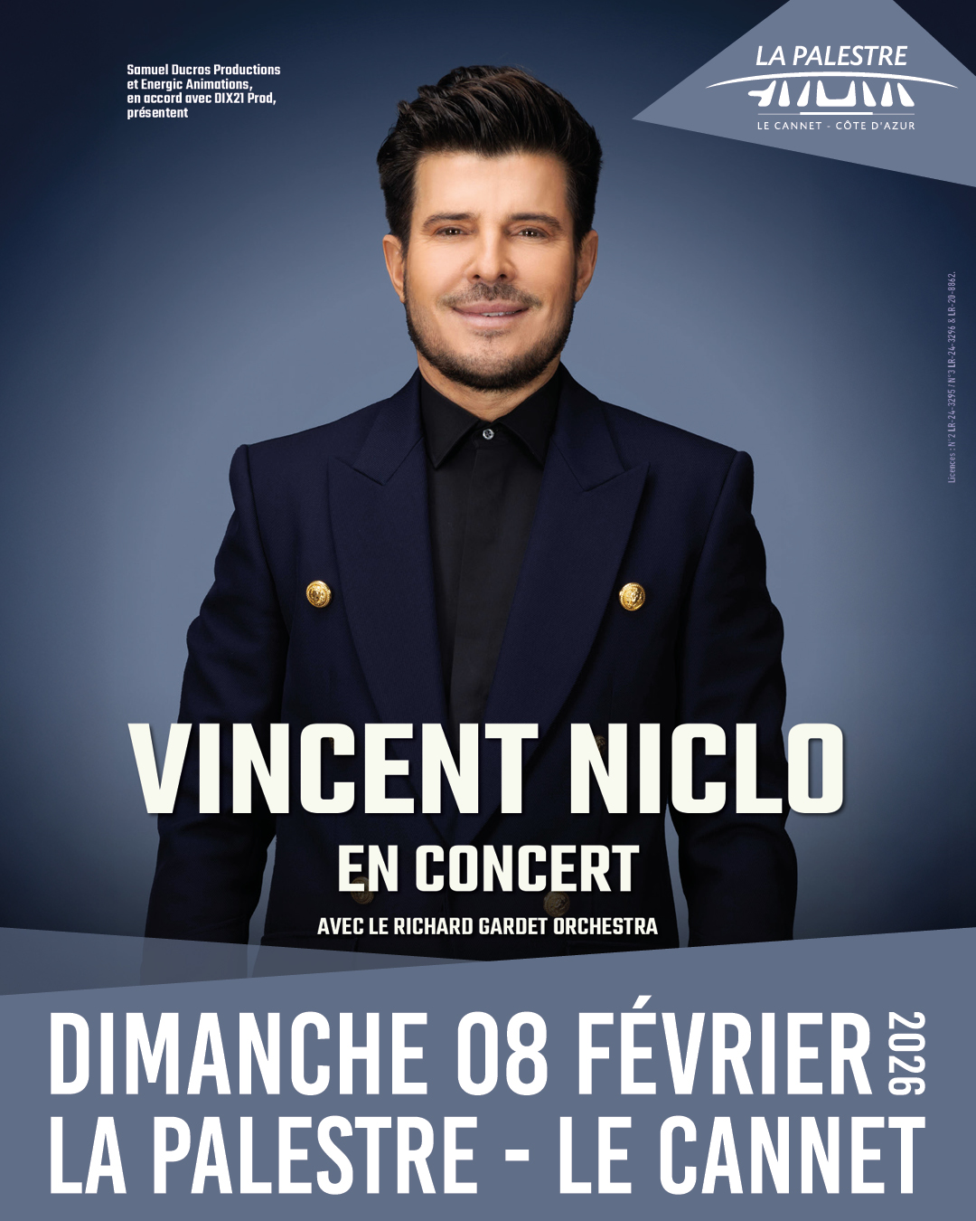 VINCENT NICLO EN CONCERT AVEC LE RICHARD GARDET ORCHESTRA
