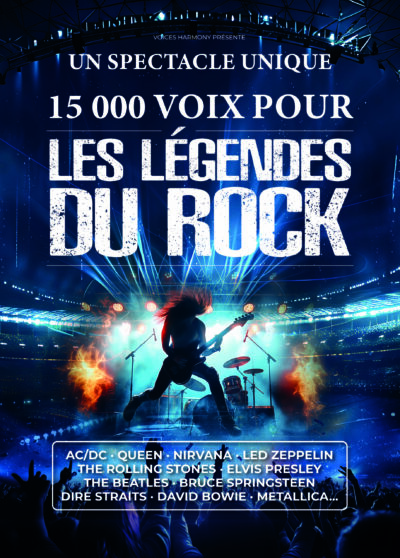 15 000 voix pour les légendes du Rock
